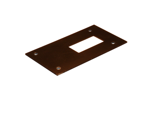 Стальна пластина під кінцевик (заглушку) профіля LEGRAS