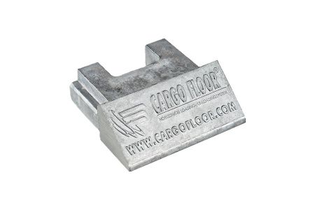 Алюминиевая заглушка профиля Cargo Floor 97 мм